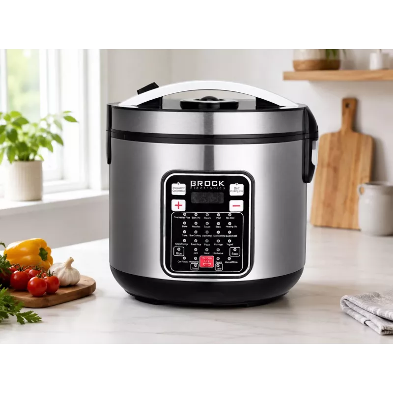 Brock MC 3203 monitoimikeitin 5L 900W musta/ruostumaton teräs