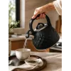 Brock MWK 002 BK La Cuisinette vedenkeitin 2,7L musta/ruostumaton teräs