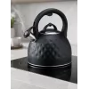 Brock MWK 002 BK La Cuisinette vedenkeitin 2,7L musta/ruostumaton teräs