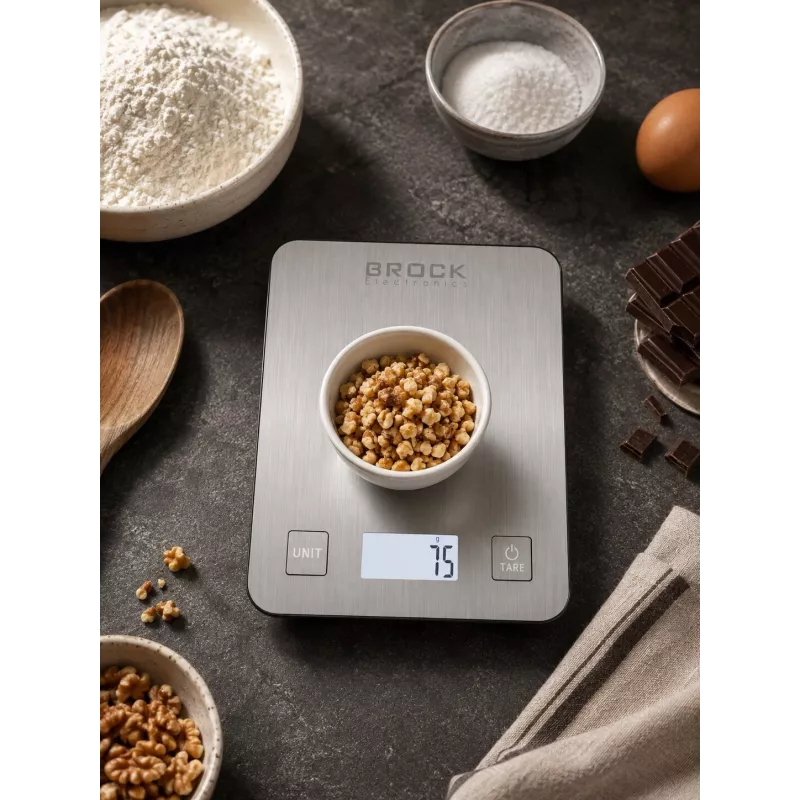 Brock SKS 1009 digitaalinen keittiövaaka LED-näytöllä