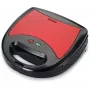 Brock SSM 2003 RD 3-in-1 voileipägrilli, vohvelirauta ja grilli, 750 W, musta/punainen
