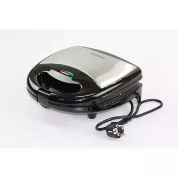 Brock SSM 2004 SS 3-in-1 voileipä-, vohveli- ja pähkinäleipuri, 750W, musta/ruostumaton teräs