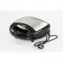 Brock SSM 2004 SS 3-in-1 voileipä-, vohveli- ja pähkinäleipuri, 750W, musta/ruostumaton teräs
