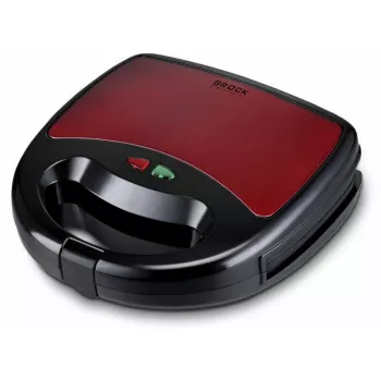 Brock SSM 6004 RD 4-in-1 voileipä-/pähkinä-/vohvelirauta ja grilli 750 W, punainen