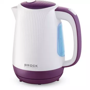 Brock WK 08 PR sähköinen vedenkeitin 1,7L 2000W valkoinen/violetti