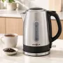 Brock WK 9903 SS sähköinen vedenkeitin 1,7L 2200W musta/ruostumaton teräs 360° jalustalla