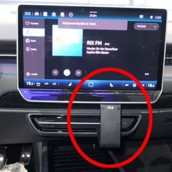 Brodit ProClip -teline Volkswagen ID.7 (2024-2026) - kojelautateline, vasemmanpuoleinen ohjaus