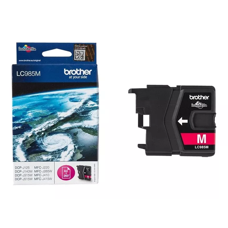 Brother LC985MBP alkuperäinen magenta mustesuihkukasetti (kuplapakkaus)