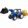 BRUDER New Holland T5.120 traktori etukuormaajalla, kuormalaatikolla ja haarukoilla 1:16