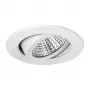 Brumberg 12353073 DAMITA pyöreä LED-kattospotti 6W 3000K valkoinen IP65 kääntyvä