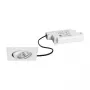 Brumberg 39365073 LED-upotusvalaisinsarja BB05 neliö valkoinen 3000K 6W 230V vaihehimmennettävä kääntyvä