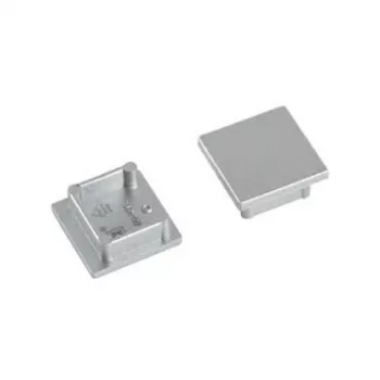 Brumberg 53039260 päätypäiden sarja QUALITYFLEX LED-profiileille, hopea, muovi