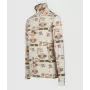 BRUNOTTI naisten Misma-Print fleece-pusero - XL - Arctic Desert Flower