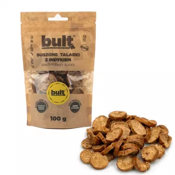 BULT kuivatut kalkkunasuikaleet koiranherkku 100 g – viljaton, proteiinipitoinen koulutusherkku