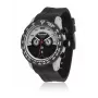 BULTACO MAN H1PA48C-SA1 48 mm kvartsi analoginen kello musta silikoniranneke