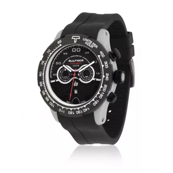 BULTACO MAN H1PA48C-SB2 48 mm kvartsi analogikello musta silikoni