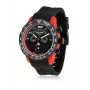 BULTACO MAN H1PO48C-SB2 48 mm kvartsi analoginen kello musta kellotaulu nahkaranneke