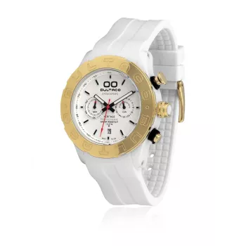 BULTACO MAN H1PW43C-CW2 43 mm kvartsi analoginen kello musta kellotaulu nahkaranneke