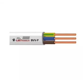 BVV-P latta-asennuskaapeli 3x1,0 mm² valkoinen 100m