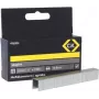 C.K Tools Type 140 sinkityt teräsklipsit 12 mm jalka 10,6 mm selkä, 1 000 kpl:n pakkaus (496004)