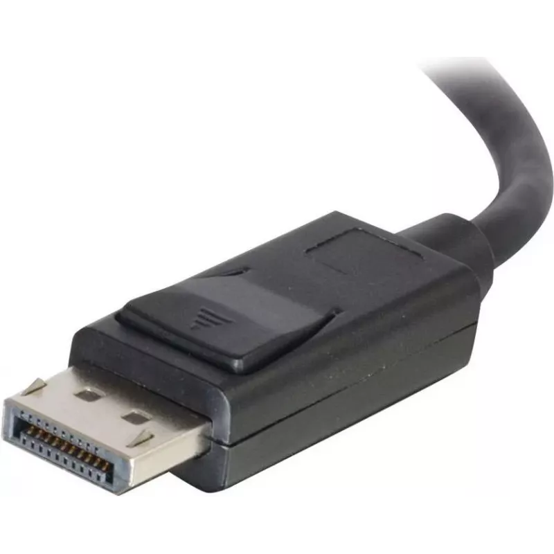 C2G 5,0m DisplayPort-kaapeli lukituksella, uros-uros, musta 84403