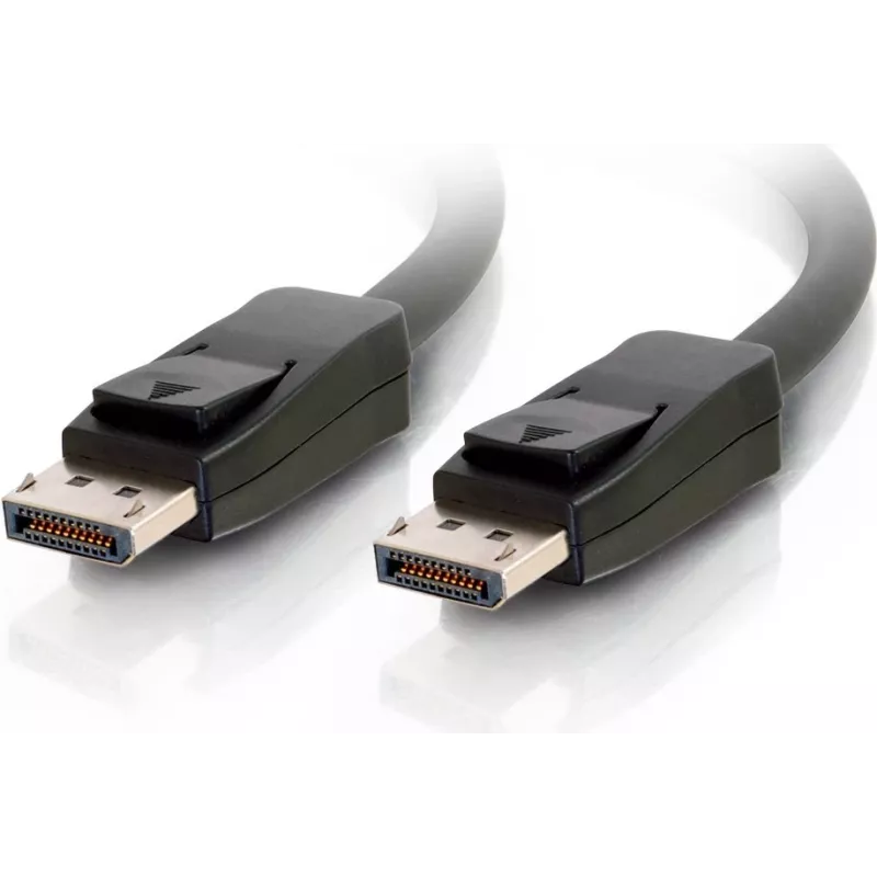 C2G 5,0m DisplayPort-kaapeli lukituksella, uros-uros, musta 84403