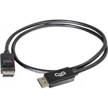 C2G 5,0m DisplayPort-kaapeli lukituksella, uros-uros, musta 84403