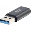 C2G USB C – USB sovitin - SuperSpeed USB sovitin - 5 Gbit/s - USB-C naaras – USB-A uros - USB 3.0 - valettu - musta