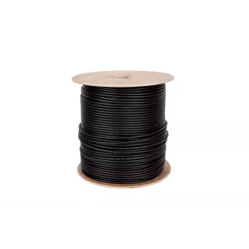 CABLETECH koaksiaalikaapeli F690 BV+GEL SCHWARZ 305m