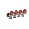 Caleffi 324-sarja 4-tie termostaattinen sekoitusventtiili 1 tuuma x 1/2 tuuma 60 °C DZR-messinki
