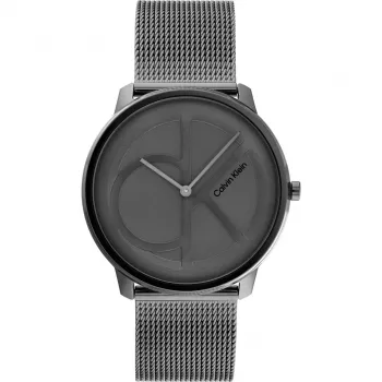 CALVIN KLEIN MAN 25200030 40 mm kvartsi analoginen kello hopea ruostumaton teräs mesh