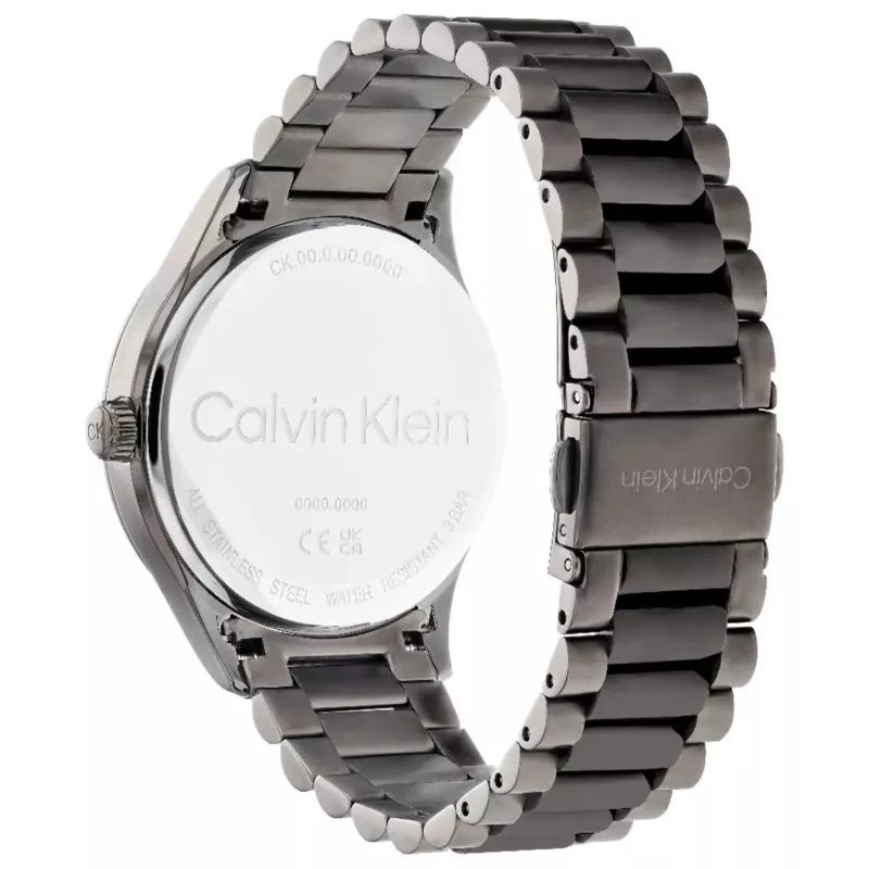 Calvin Klein Man 25200164 40 mm kvartsikello ruostumaton teräs mesh musta kellotaulu