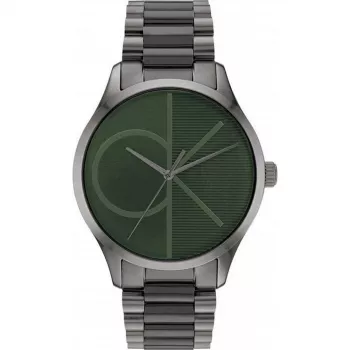 Calvin Klein Man 25200164 40 mm kvartsikello ruostumaton teräs mesh musta kellotaulu