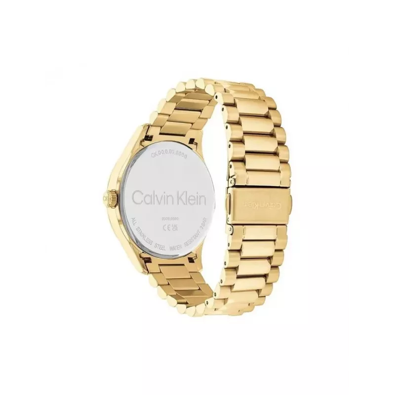 Calvin Klein miesten kello 25200229 40mm hopea ruostumaton teräs musta nahka