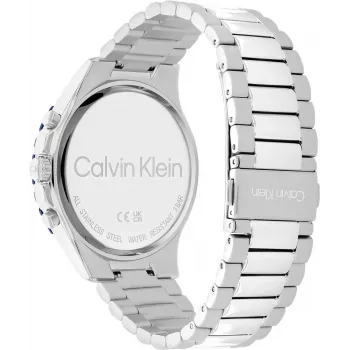 Calvin Klein miesten kello Minimal Extension 25200115 44 mm ruostumaton teräsverkko