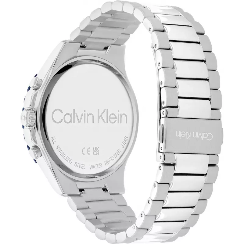 Calvin Klein miesten kello Minimal Extension 25200115 44 mm ruostumaton teräsverkko