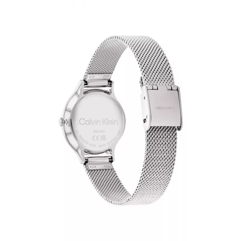 CALVIN KLEIN naisten kello 25200058 28 mm hopea teräs mesh