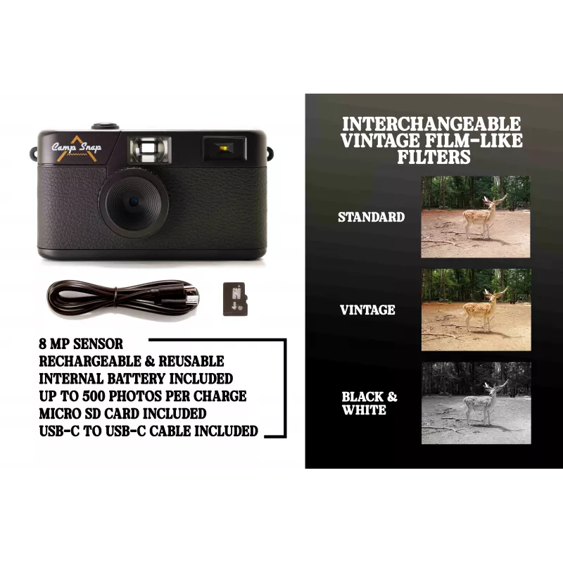 Camp Snap CS-V105-BK-WW musta