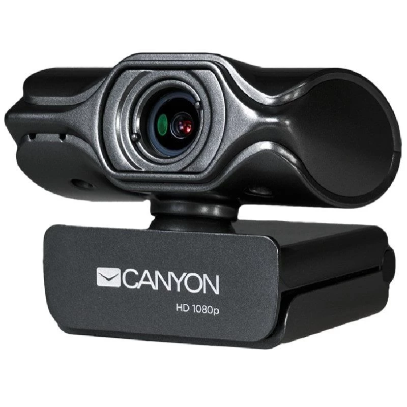 Canyon C6 2K Ultra Full HD 3.2MP verkkokamera USB 2.0:lla, musta