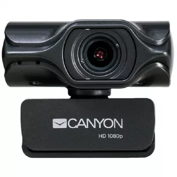 Canyon C6 2K Ultra Full HD 3.2MP verkkokamera USB 2.0:lla, musta