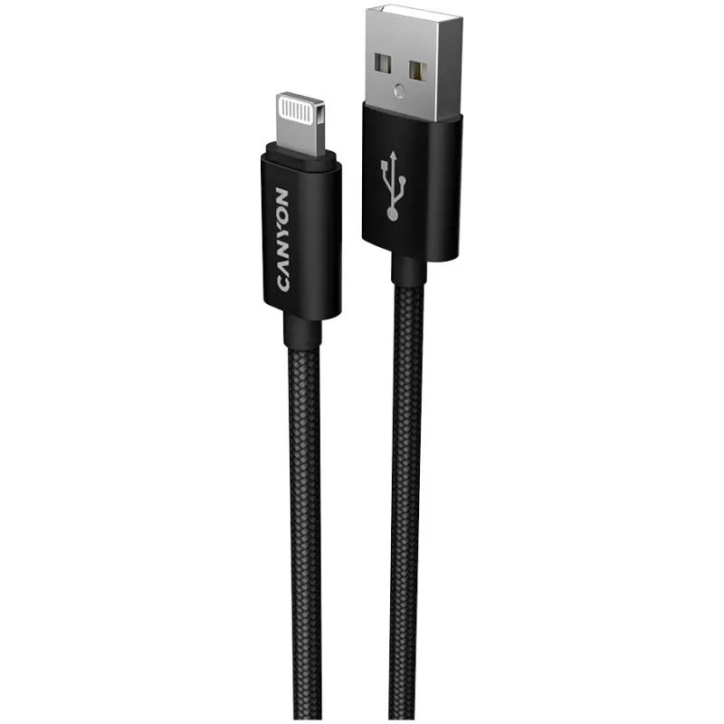 Canyon Charge & Sync MFI -kaapeli 1 m musta