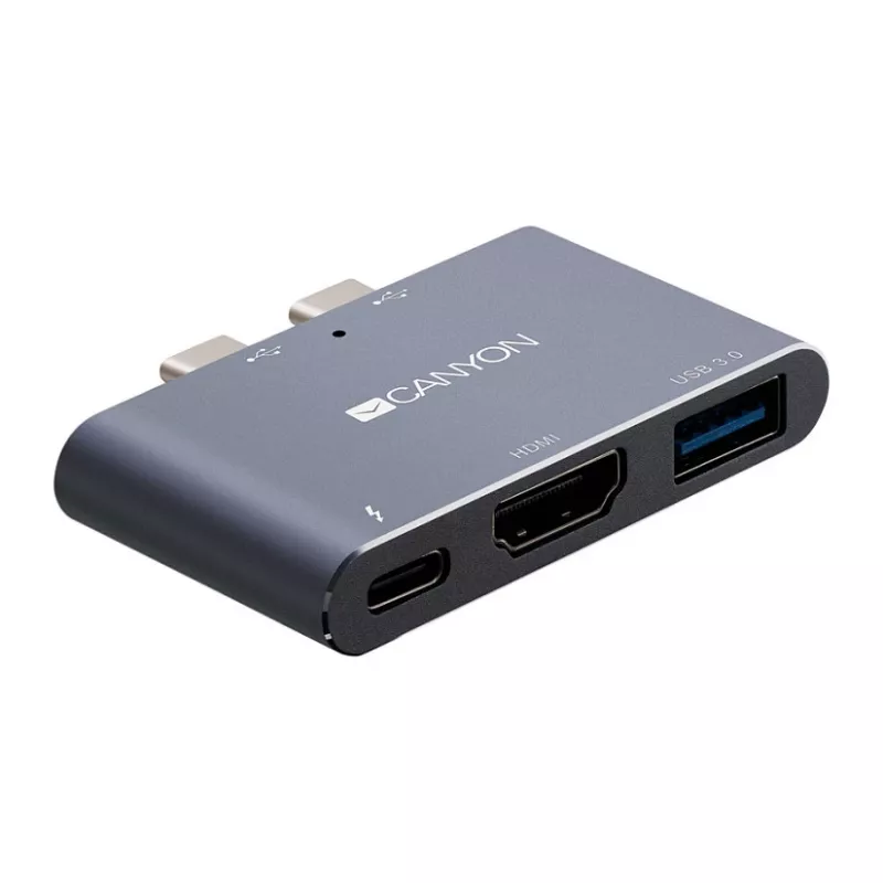 CANYON DS-1 3-in-1 Thunderbolt 3 -keskitin Space Grey