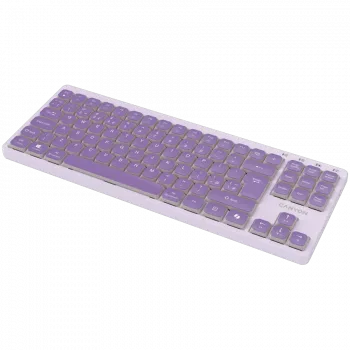 CANYON näppäimistö OnType 10 Low Profile EN johdollinen violetti