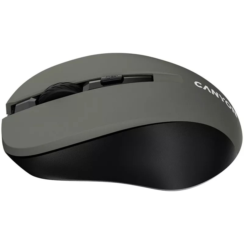 CANYON MW-1 langaton optinen hiiri - 2,4 GHz, 1600 DPI, harmaa