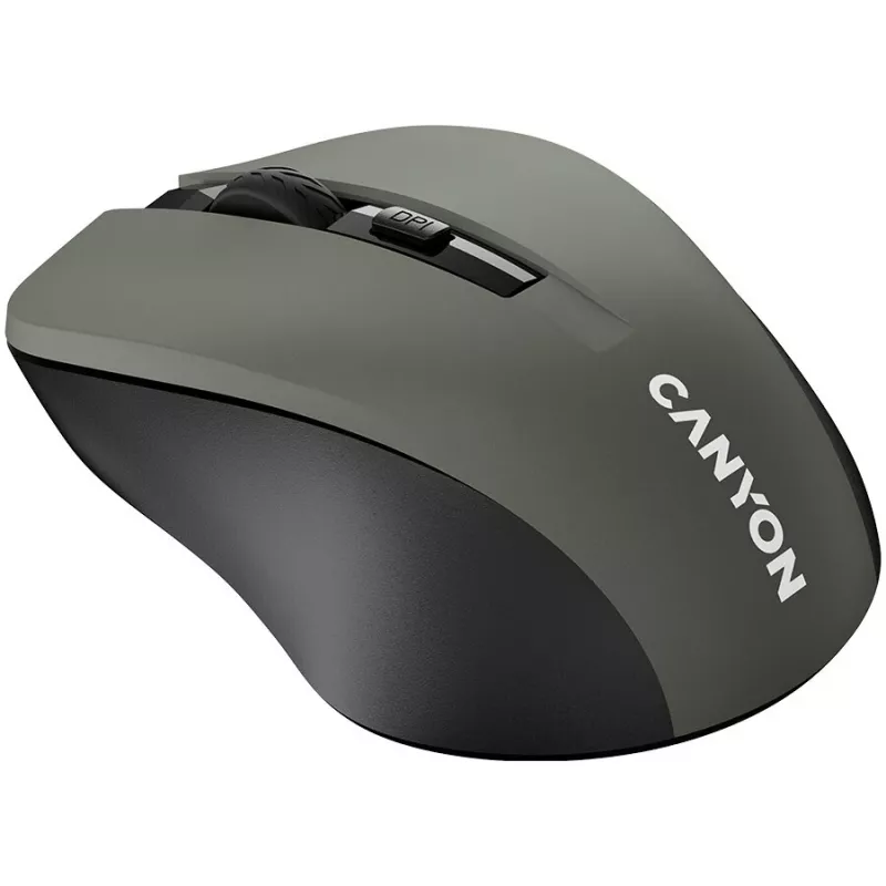 CANYON MW-1 langaton optinen hiiri - 2,4 GHz, 1600 DPI, harmaa