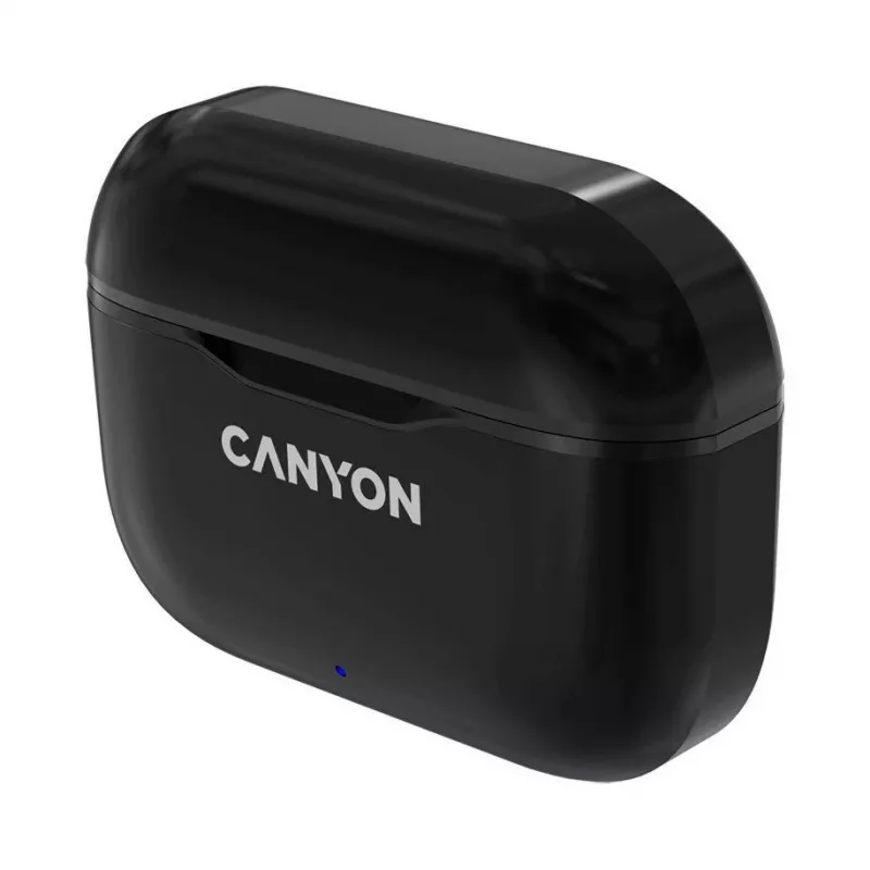Canyon TWS-3 True Wireless Bluetooth-nappikuulokkeet latauskotelolla, musta