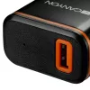 Canyon seinälaturi USB Type-C -kaapelilla, 2.1A, musta