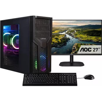 CAPTIVA Power Starter R80-028 TFT-paketti, AMD Ryzen 7, 32GB DDR4, 1TB SSD