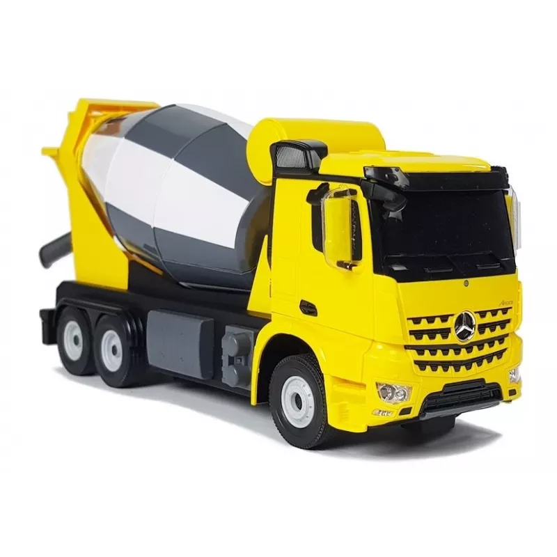 Auto R/C Mercedes-Benz Arocs Rastar 1:14 keltainen