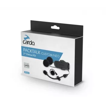 Cardo PT CUSTOM 2ND HELMET KIT - musta